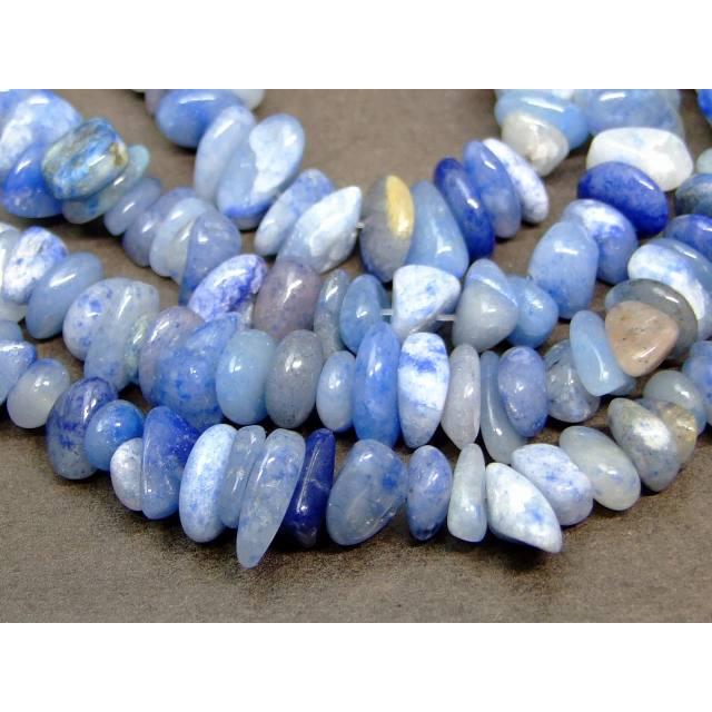 天然石 パワーストーン g3-10G ブルーアベンチュリン A さざれ 穴あり