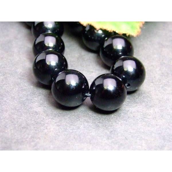 ≪g3-111D≫モリオン 黒水晶 1粒売り 5A 10mm 鑑別済・本物保証 送料