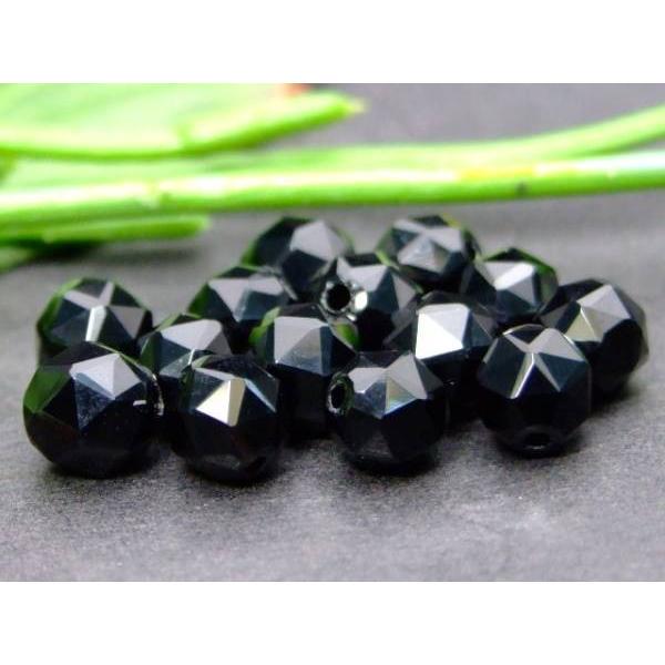 ≪g3-116≫モリオン 黒水晶 6mm 5A 1粒売り スターカット 鑑別済・本物