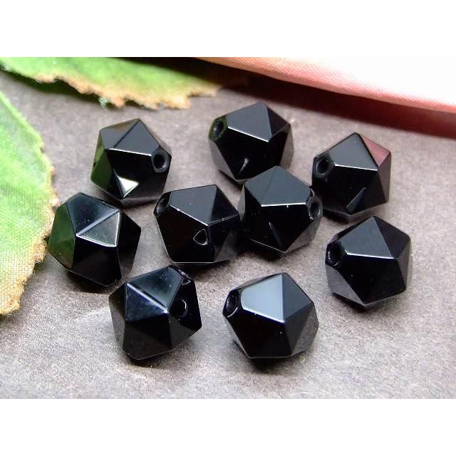 ≪g3-116C≫モリオン 黒水晶 10mm 5A 1粒売り スターカット 鑑別済