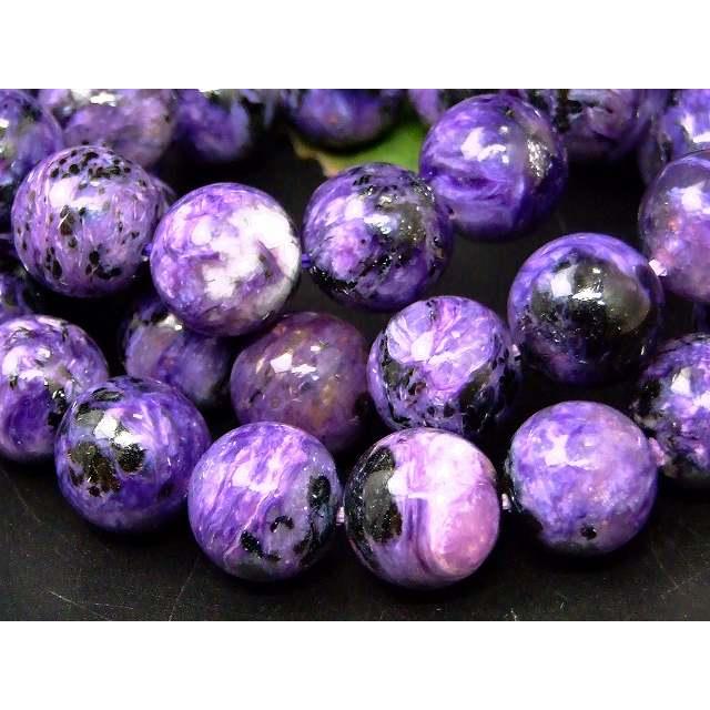 【大玉シリーズ】チャロアイト　18mm粒　内径18cm 大玉シリーズ】チャロアイト 18mm粒 内径18cm No.707【S】チャロアイト