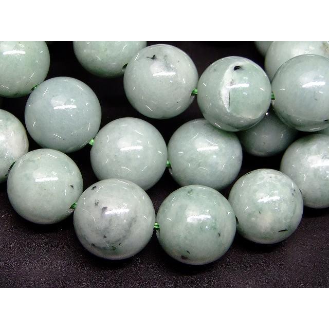 天然石 パワーストーン g3-17G ミャンマー翡翠 ヒスイ 14mm A