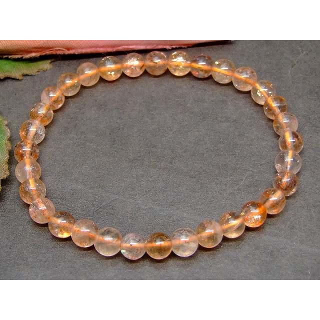 天然石 パワーストーン g3-196C ゴールドサンストーン 6mm 5A