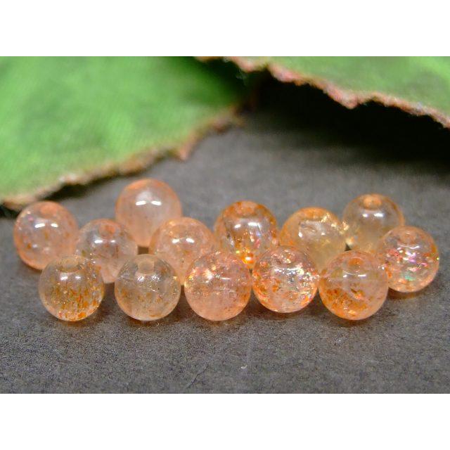 天然石 パワーストーン g3-198K ゴールドサンストーン 4mm 5A 1粒売り