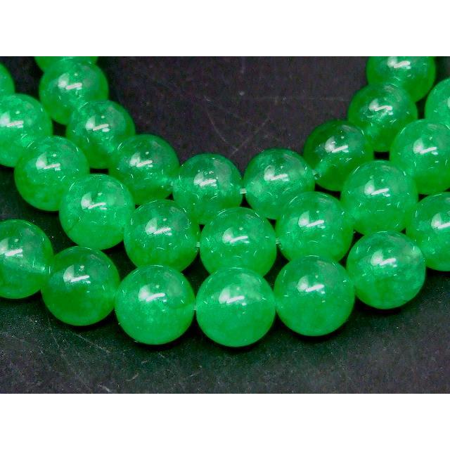 ≪g3-1A≫濃緑翡翠 10mm AA 1連39cm 通し針、解説書、1mゴム付き