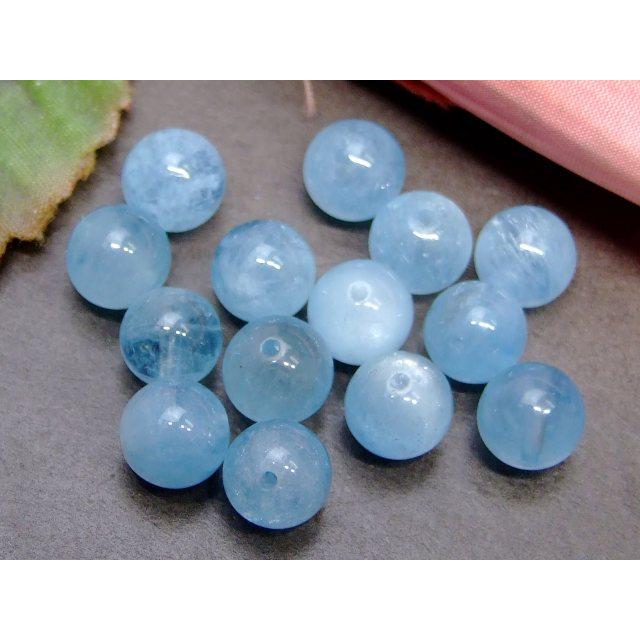 g3-206P 8mm 1粒売り 5A アクアマリン ブラジル産 送料無料 天然石