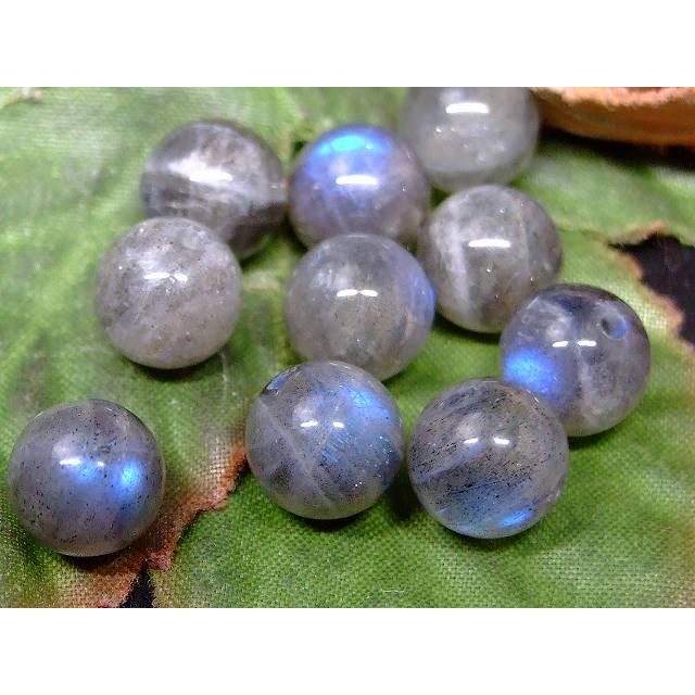 天然石 パワーストーン g3-217B AAラブラドライト 8mm 1粒売り 曹長灰