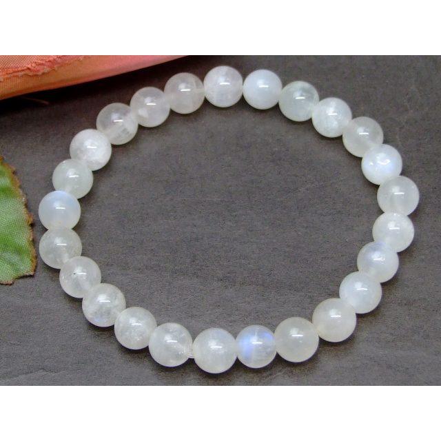 ⭐︎【天然】ムーンストーンペリステライト ブレスレット 9.3mm 22g