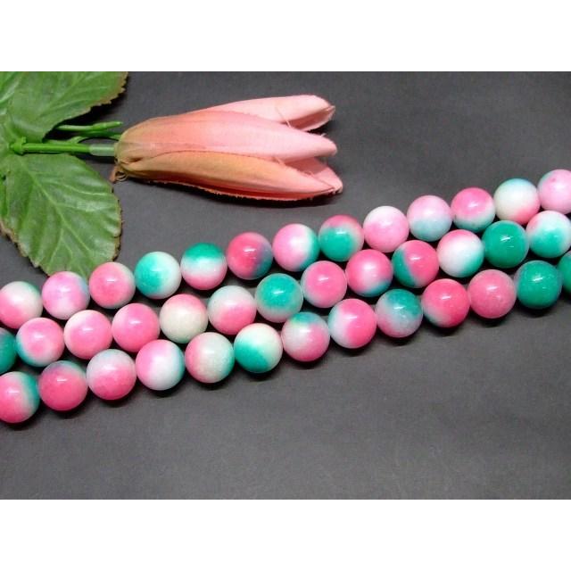 ≪g3-23C≫14mm 花翡翠 ヒスイ ジェイド ジェード 送料無料 1連39cm