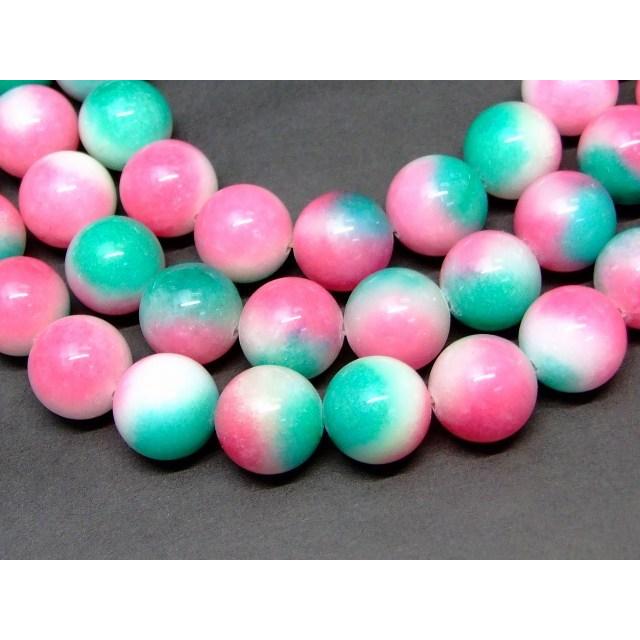 ≪g3-23C≫14mm 花翡翠 ヒスイ ジェイド ジェード 送料無料 1連39cm