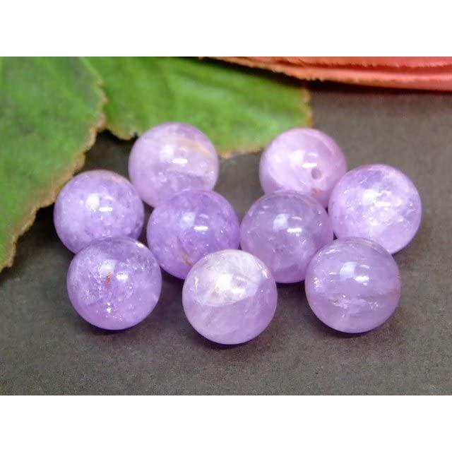 天然石 パワーストーン g3-255K 11mm〜12mm AAA 1粒売り ラベンダー