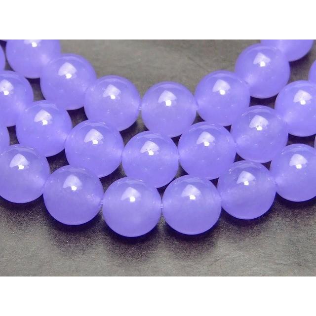 ≪g3-25A≫8mm AA ラベンダーヒスイ 薄紫翡翠 ジェード ジェイド 1連