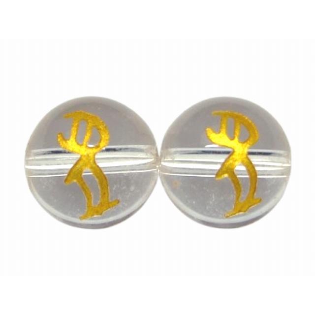 天然石 パワーストーン g3-281C 水晶 十二支 干支 卯 兎 うさぎ ウサギ