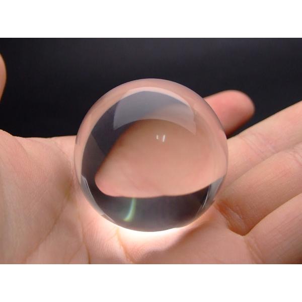 天然石 パワーストーン 　　g3-290B　　56mm 1粒売り 水晶球 水晶 クリスタル クォーツ 丸玉 穴なし 送料無料_1