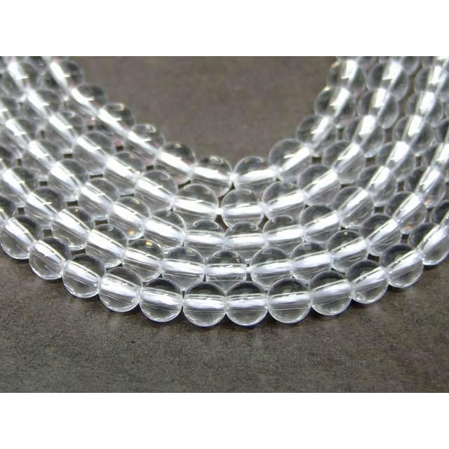 天然石 パワーストーン g3-303K 水晶 特級 4mm クリスタル クォーツ 1