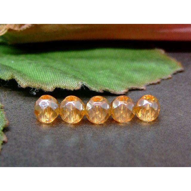 天然石 パワーストーン g3-318W シャンパンゴールドアクアオーラ 4mm