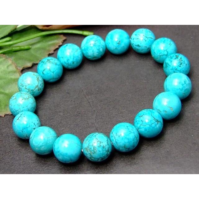 天然石 パワーストーン g3-332S 12mm A 天然ターコイズ トルコ石