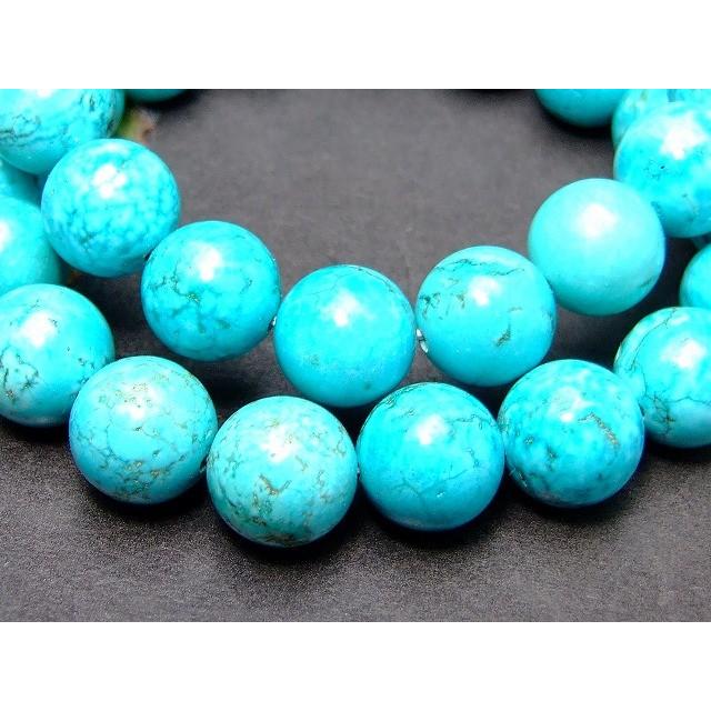 天然石 パワーストーン g3-332S 12mm A 天然ターコイズ トルコ石