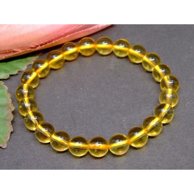 期間限定半額】≪g3-35H≫○8mm○5A○シトリン 黄水晶○ブレスレット