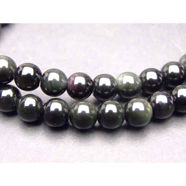 ⭐︎8月限定最終値下げ⭐︎ 翡翠　黒　緑　597g ブラックジェダイト 黒翡翠 AAAA 10mm パワーストーン