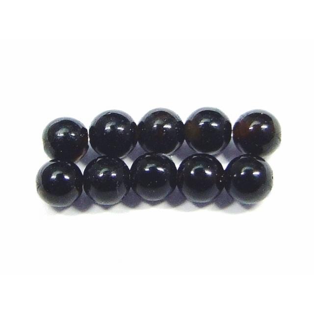 天然石 パワーストーン g3-486B ブラックオニキス 2mm 5A 10粒セット 