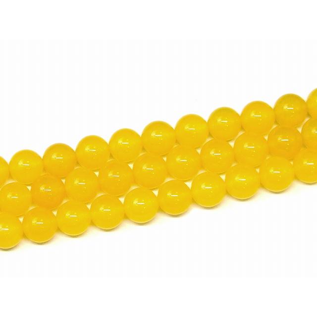 天然石 パワーストーン g3-526C イエローカルセドニー 10mm AAA