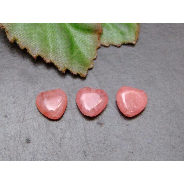 天然石 パワーストーン g3-572A 8mm インカローズ ハート 1粒売り 送料