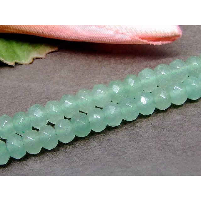 天然石 パワーストーン g3-5M アベンチュリン 6mm×4mm ボタンカット