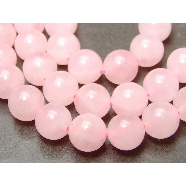 天然石 パワーストーン g3-77C ローズクォーツ 10mm A級 紅水晶 1連