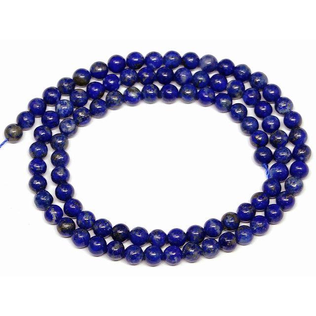 天然石 パワーストーン g3-798R ラピスラズリ 瑠璃石 4mm A 1連39cm