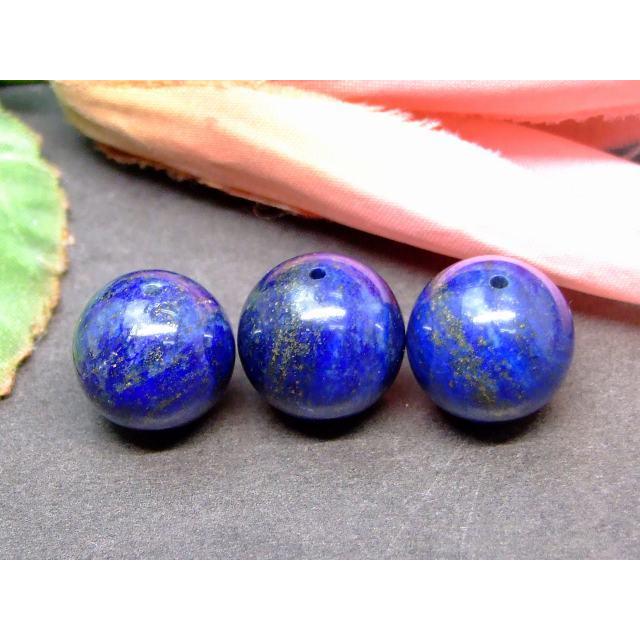 天然石 パワーストーン g3-799D ラピスラズリ 瑠璃石 14mm AAA 1粒売り