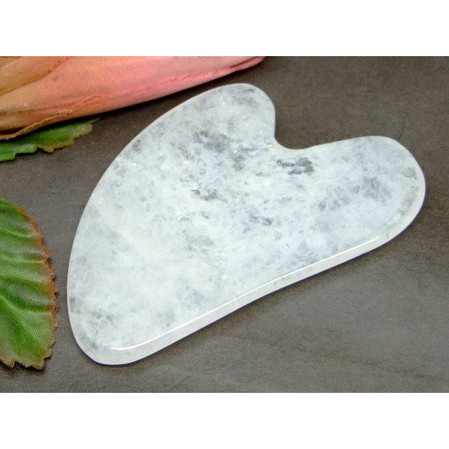 天然石 パワーストーン k3-26M かっさプレート 水晶 クリスタル