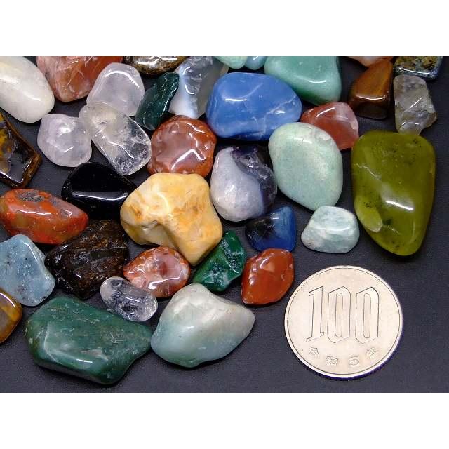 天然石 パワーストーン ミックス(大) 大粒 さざれ 100g 浄化用 さざれ