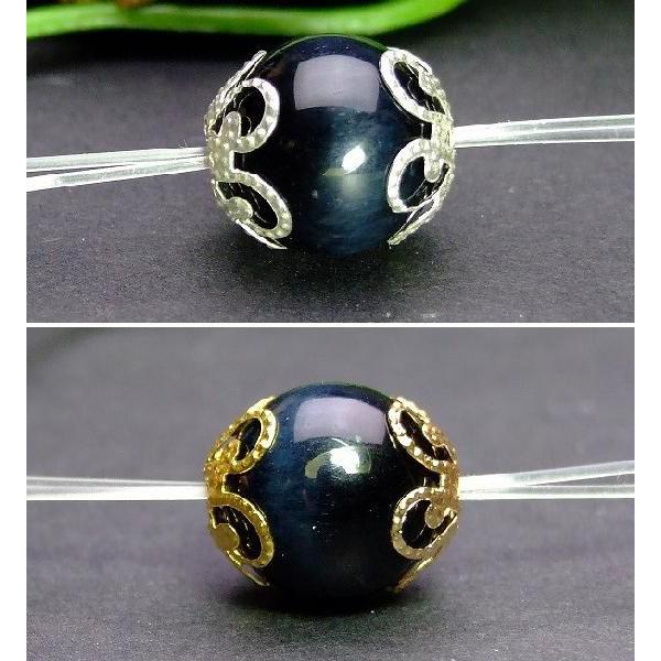 ≪花座金10mm/8mm≫○ビーズキャップ○100個セット○ゴールド