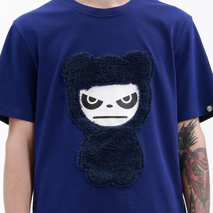 Tシャツ メンズ ストリート系 Sサイズ Mサイズ Lサイズ XLサイズ XXLサイズ 白 青 赤 スノーマンプリント ハイパンダ