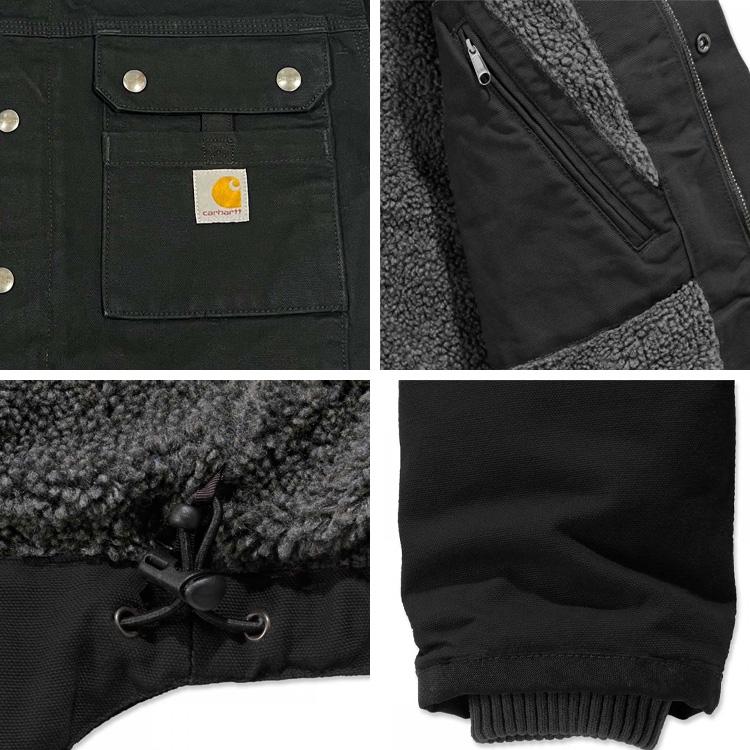 Carhartt（カーハート） ダックジャケット シェルパ 裏地付き WASHED