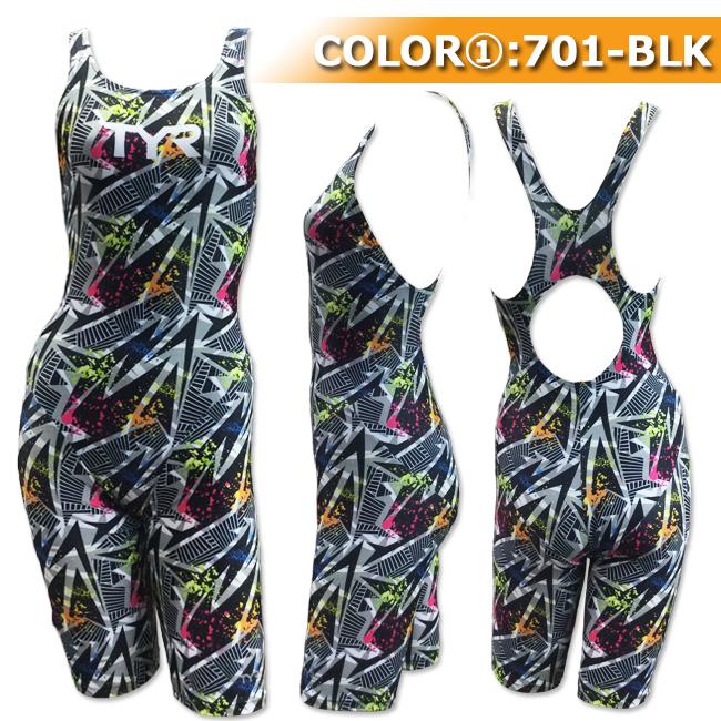 TYR ティア 水着 練習用 フィットネス トレーニング レディース 水着 オールインワン スパッツスーツ レッグスーツ 大きいサイズ対応の画像
