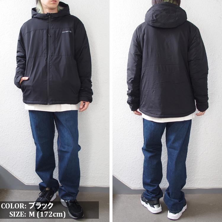Carhartt 黒ナイロンジャケットコットンコート冬季の新作 Carhartt（カーハート） 国内希少 中綿 ジャケット ストレッチ