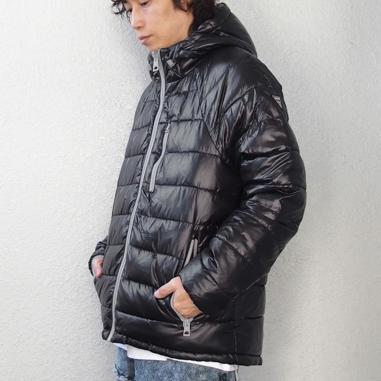 GUESS（ゲス） UK限定モデル 中綿 ジャケット リバーシブル パファー 