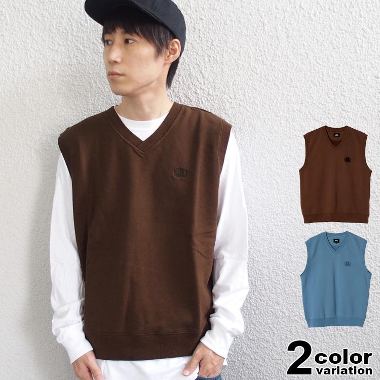 時間指定不可 ステューシー Stussy フリース ベスト 裏起毛 スウェット メンズ S Leaf Vest トップス 絶対一番安い Studiostodulky Cz
