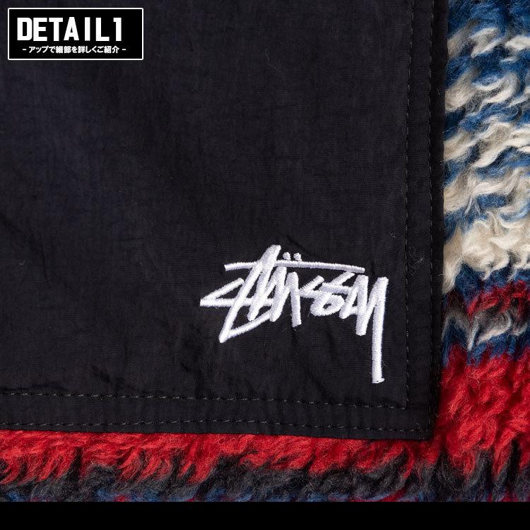 STUSSY（ステューシー） ベスト フリースベスト Striped Sherpa Vest