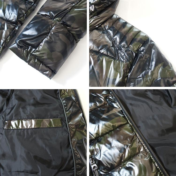 GUESS（ゲス） UK限定モデル 中綿 ジャケット 迷彩柄 総柄 パファー