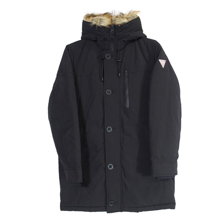 GUESS UK限定モデル ゲス モッズコート 中綿 コート ロング丈 