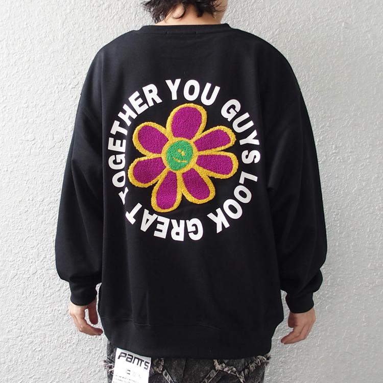 Jungle Storm スウェット トレーナー フラワーロゴ 花 メンズ