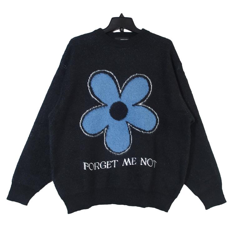 Jungle Storm（ジャングルストーム） ニット セーター フラワーロゴ 花