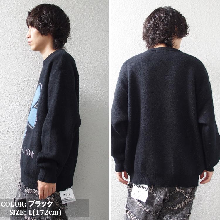 Jungle Storm（ジャングルストーム） ニット セーター フラワーロゴ 花