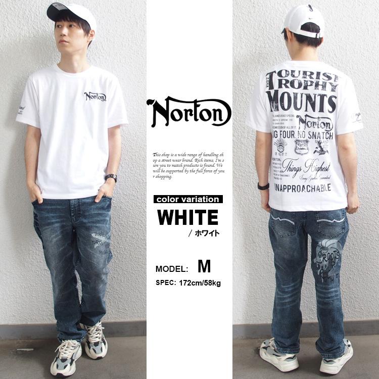 ノートン NORTON Tシャツ 半袖 DRY かすれ プリント TEE メンズ 服 トップス 大きいサイズ対応｜hiphopdope｜04