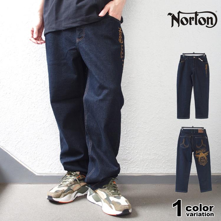 ノートン NORTON デニムパンツ ストレッチ ワンウォッシュ
