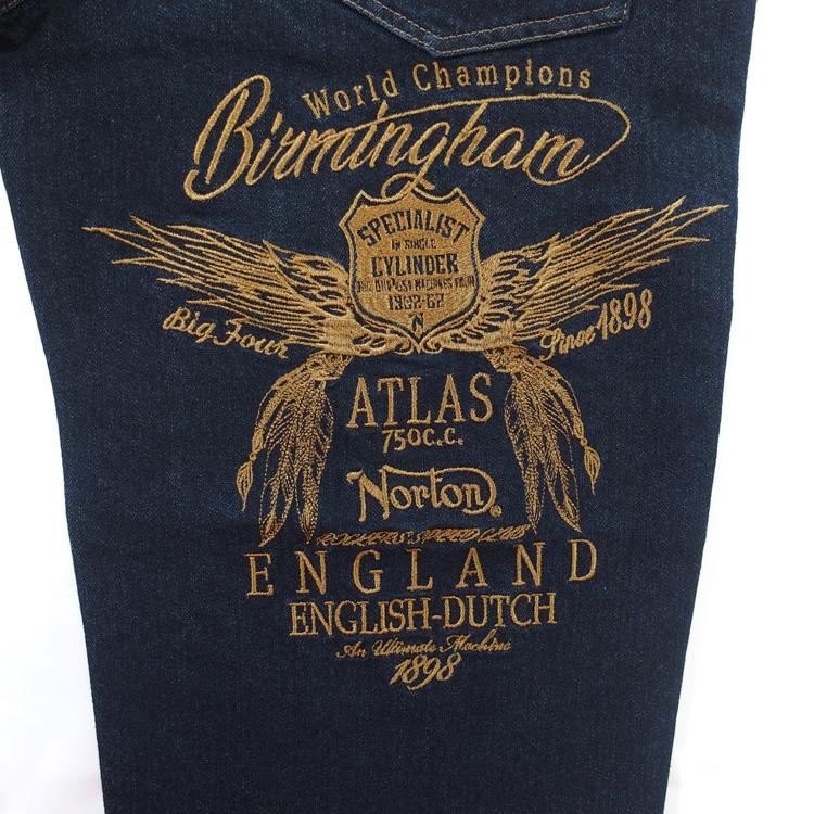 ノートン（NORTON） デニムパンツ ストレッチ ワンウォッシュ ウイング