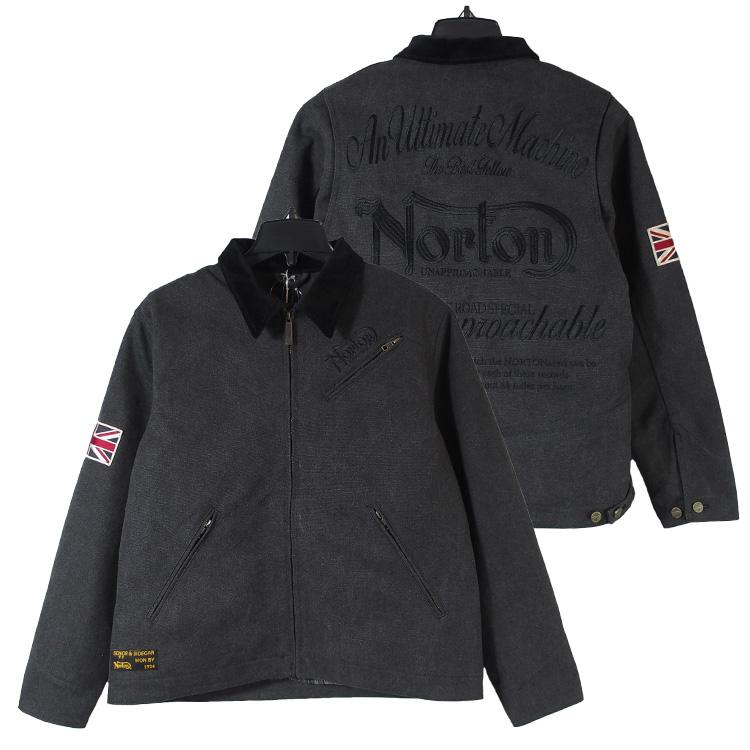 ノートン（NORTON） ダックワーク ジャケット 衿 切替 コーデュロイ